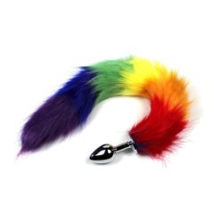 Анальная пробка с хвостиком Rainbow S