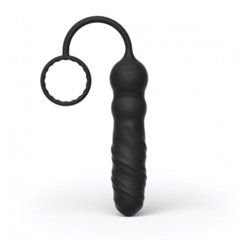 Анальний вібратор Dorcel Deep Seeker з ерекційним кільцем та пультом ДУ