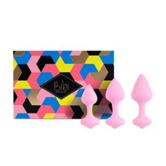 Набор силиконовых анальных пробок FeelzToys