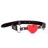 Силиконовый кляп в виде сердца Whipped - Heart Ball Gag