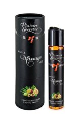 Масажне масло Exotic Fruits (59мл) з афродизіаками їстівне