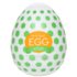 Мастурбатор-яйце Tenga Egg Stud із шестикутними виступами