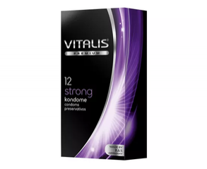 Сверхпрочные презервативы VITALIS premium strong (12 шт.)