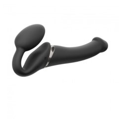 Безремневой страпон с вибрацией Strap-On-Me Vibrating  M