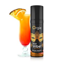 Жидкий вибратор коктейль Секс на пляже DUAL VIBE!, 15 мл Orgie