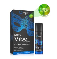 Жидкий вибратор SEXY VIBE для чувствительных, 15 мл ORGIE
