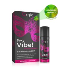 Жидкий вибратор SEXY VIBE вибрация + усиление оргазма, 15 мл ORGIE