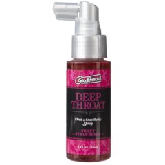 Спрей для мінету Doc Johnson GoodHead DeepThroat Spray - Sweet Strawberry 59 мл для глибокого мінета
