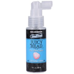 Зволожувальний спрей оральний Doc Johnson GoodHead – Juicy Head – Dry Mouth Spray – Cotton Candy