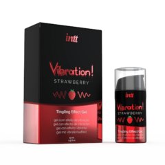 Жидкий вибратор Intt Vibration со вкусом клубники (согревающий эффект)