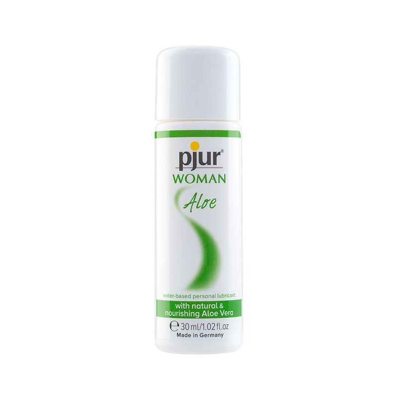 Лубрикант на водной основе pjur Woman Aloe 30 мл с экстрактом алоэ, увлажняющий