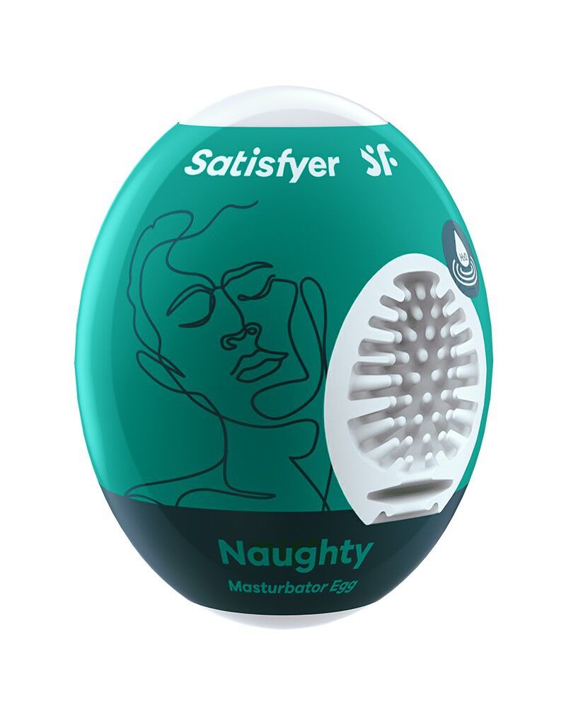 Самосмазывающийся мастурбатор-яйцо Satisfyer Egg Naughty