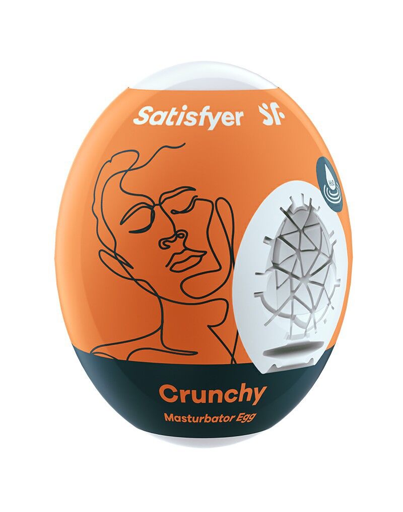 Самосмазывающийся мастурбатор-яйцо Satisfyer Egg Crunchy