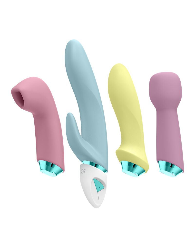 Подарунковий набір секс-іграшок Satisfyer Fabulous Four Подарунковий набір секс-іграшок Satisfyer Fabulous Four