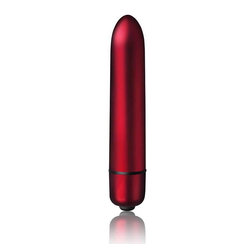 Вибропуля Rocks Off RO-90mm 10 Speed Scarlet Velvet матовая